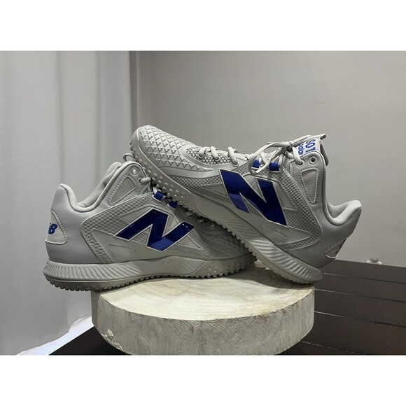 New Balance FuelCell Ohtani 1 Trainer Gray Royal Blue Mens Size 13 TSHOTT1 Turf